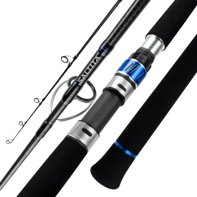 2024 New arrival 2.4M SALTITA FUJI Saltwater Popping Fishing Rods Carbon Sea Bass Lure Boat fishing Trolling Casting rod