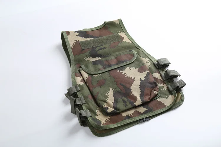 4 Colors Nylon Solid & Wear Resistant CS Game Armor Child Vest with Side Hook & Loop Straps