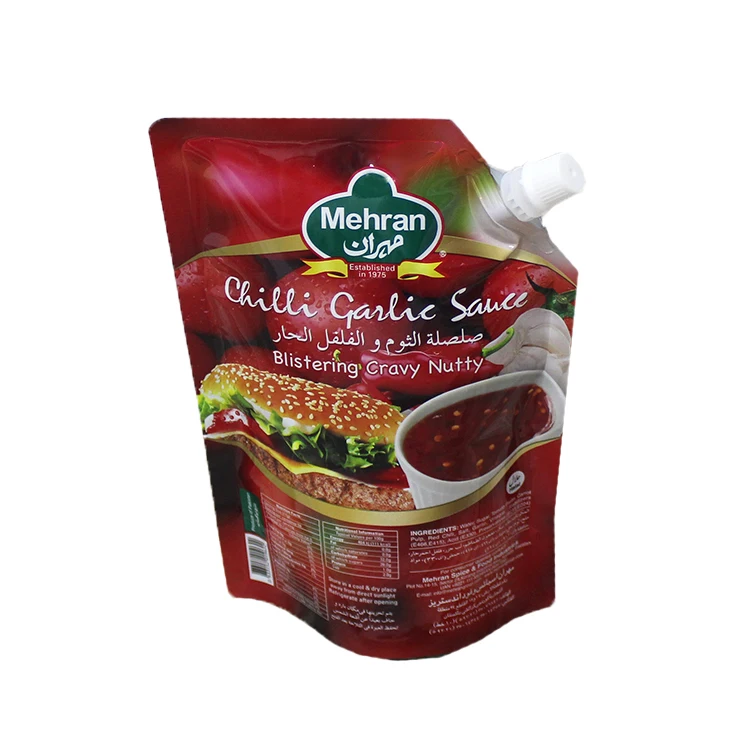 OEM Custom 100ml Biodegradable Stand Up Corner Flexible Packaging Refillable Printing Juice Manufacturer Snack Spout Pouch