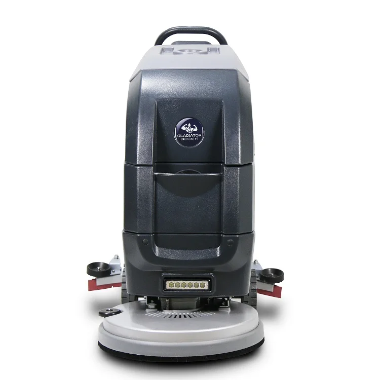 Good quality hand-push floor scrubber semi-automatic floor scrubbing machine
