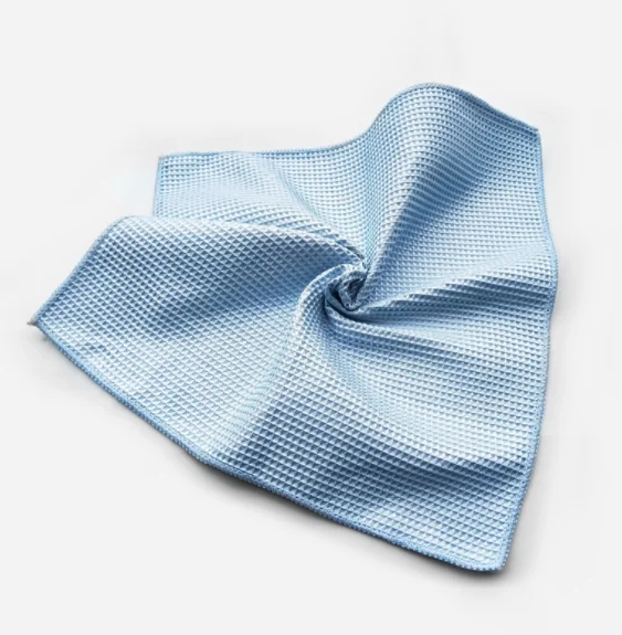  40*40CM color waffle weave microfiber absorbent car washing cleaning drying cloth towel