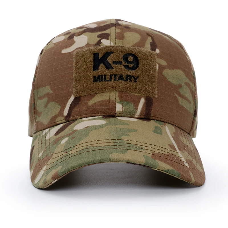 Camouflage Fans Tactical Baseball Cap Embroidery Outdoor Peaked Cap for Men