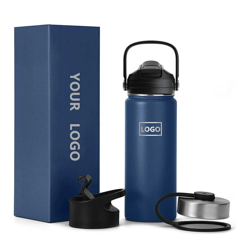 18oz 32oz 40oz Double Wall Vacuum Flask Wide Mouth Insulated Stainless Steel Hydration Sports Water Bottle Customized Logo