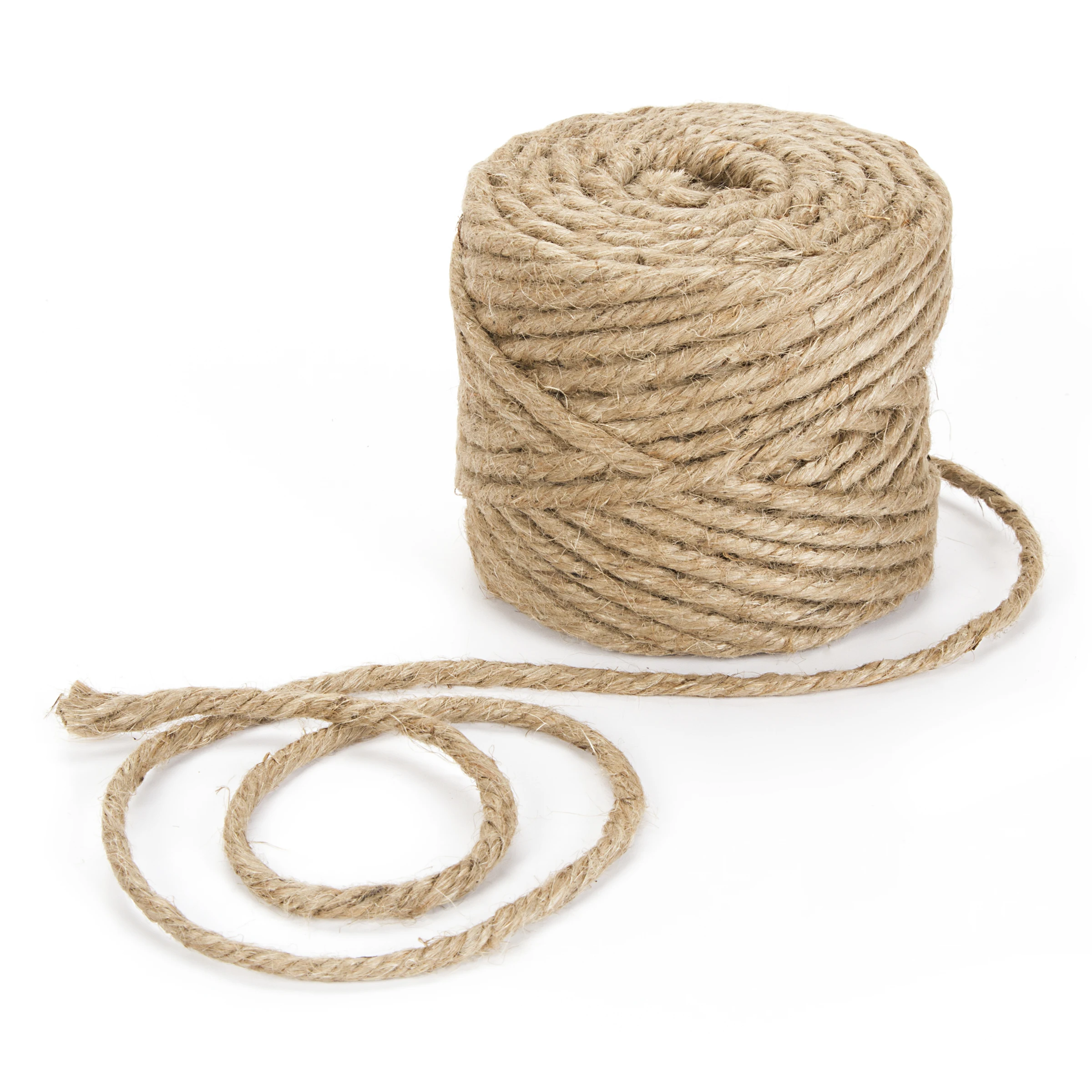 Brown Natural Heavy Duty Twine Hemp rope for Crafts Vivifying 10/20mm diameter 50m