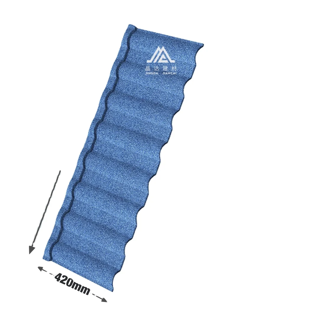 2023 Hot Selling Roofing Sheet Stone Coated Metal Roof Tiles For Ghana Kenya Nigeria Tanzania South Africa India The Philippines
