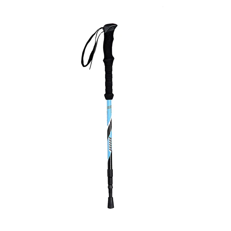 Cheap EVA Handle Adjustable 7075 Aluminium Trekking Poles Hiking Walking Stick