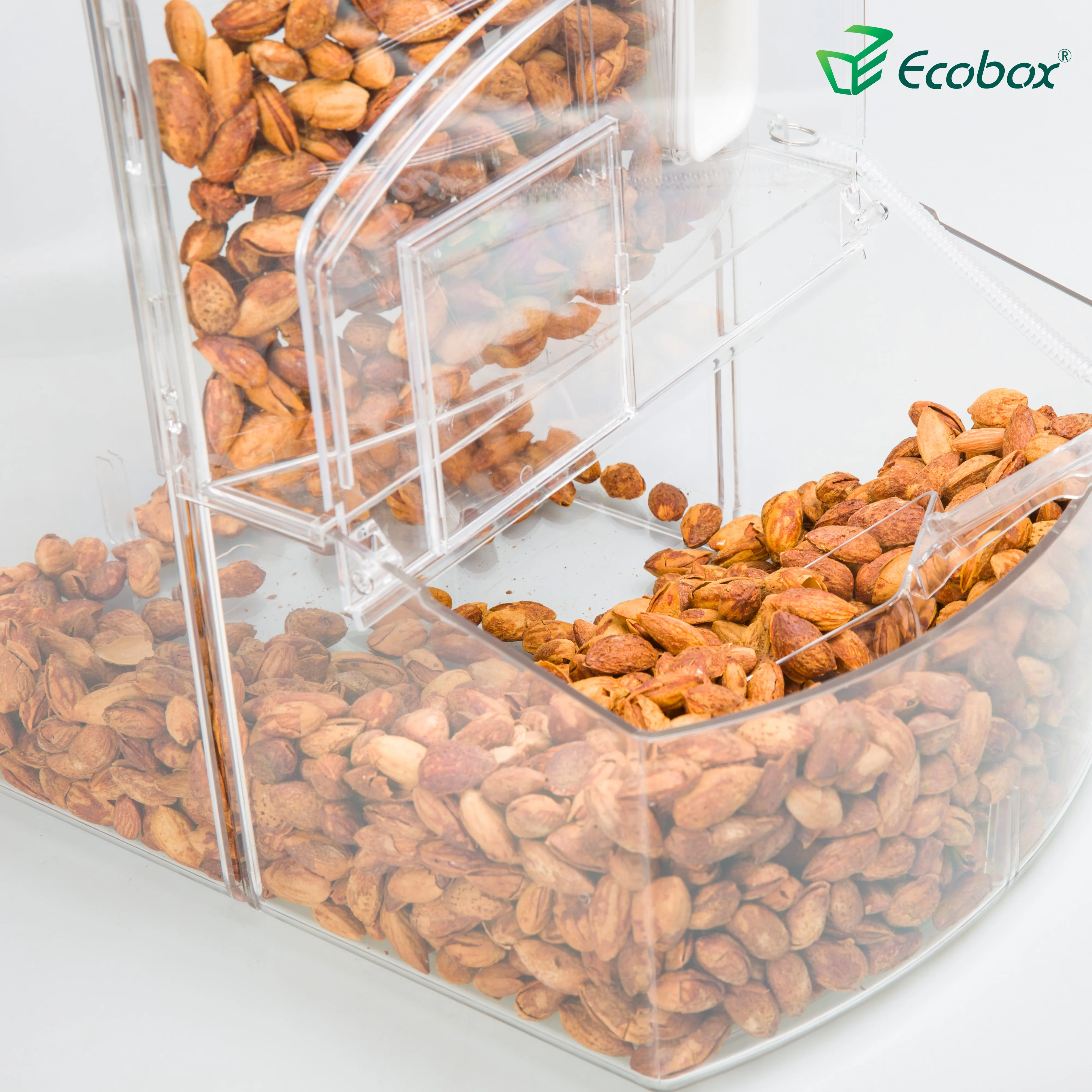 
retail shop candy storage bins cereal box bulk food bins for supermarket 