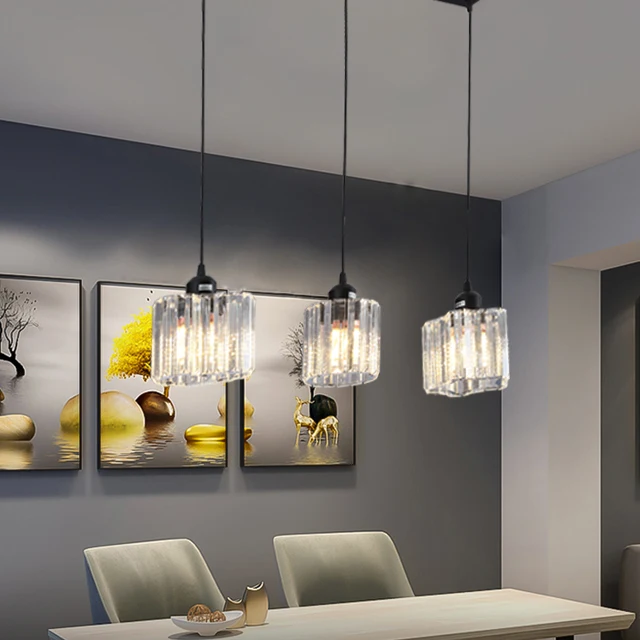 Люстра, освещение, украшение интерьера, стеклянная люстра, Современная Подвесная лампа, круглые классические потолочные светильники, хрустальные люстры
