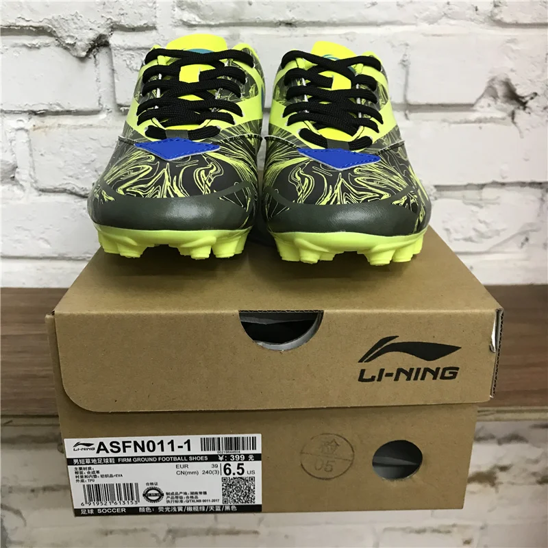 Li Ning, футбольная обувь, футбольная обувь, футбольные бутсы, футбольные бутсы, мужская спортивная обувь, ASFN011