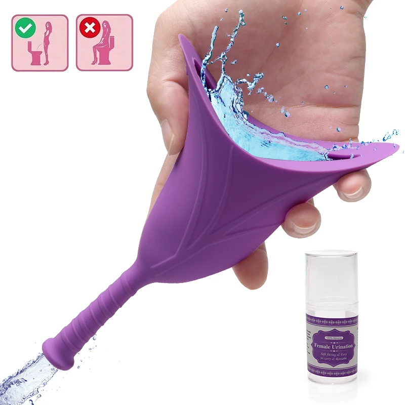 Portable Urinal for Men and Women Glow Lid in The Dark Urine Collection and Travel Peeing Unisex Urinal