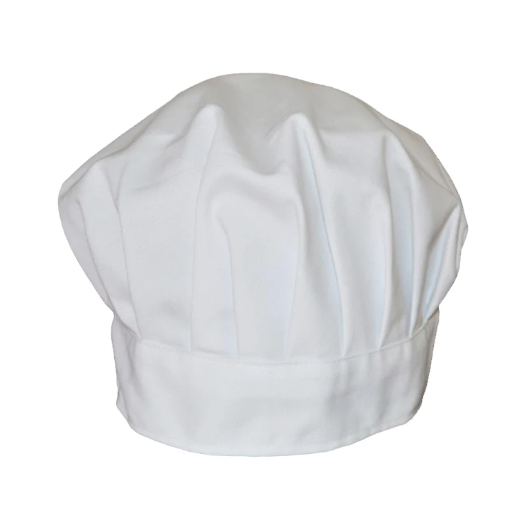 Hot Sale Custom Logo Professional Fashion Hotel Kitchen Cafe Bar Chef Cooking Hat