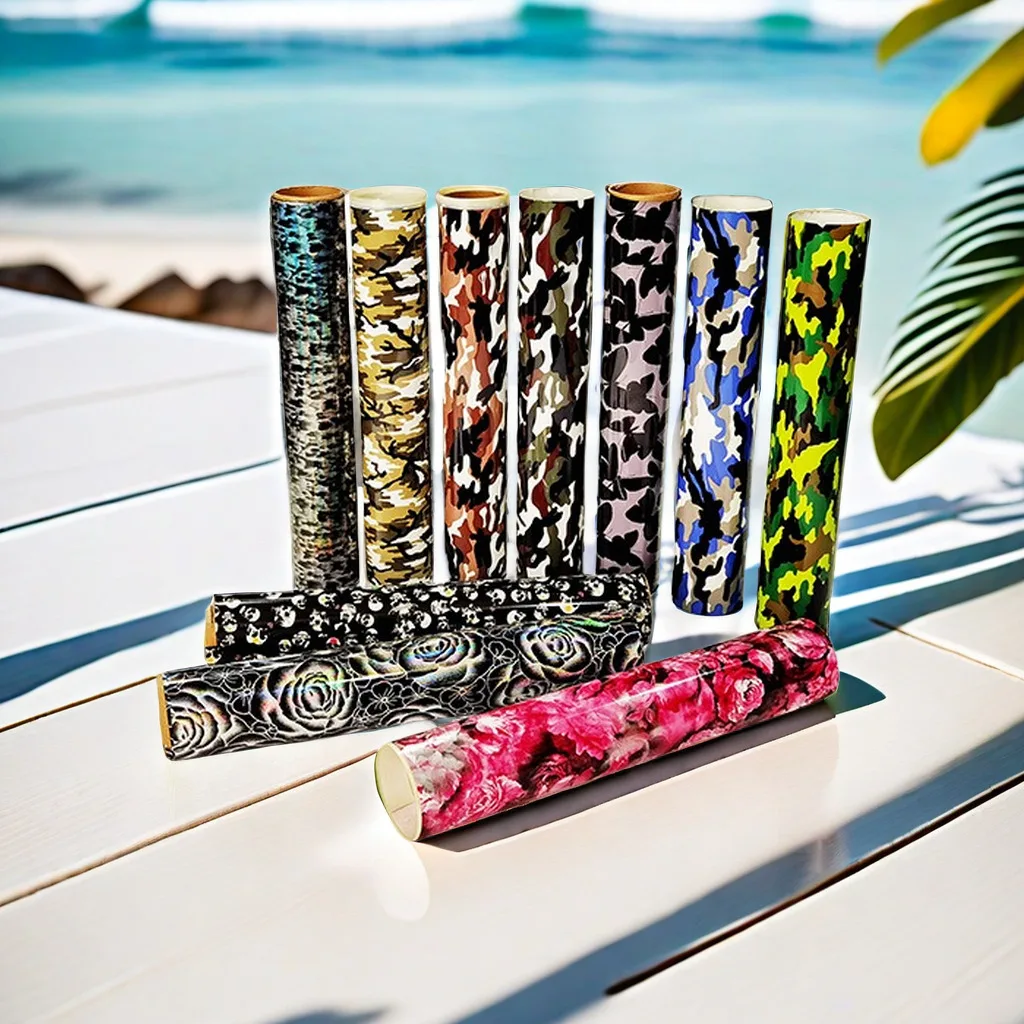 Reusable Tpu Iron On Textile Roll 3D Textil Htv Textiles Free Sample Film Camouflage Heat Transfer Vinyl For T-Shirt Clothing