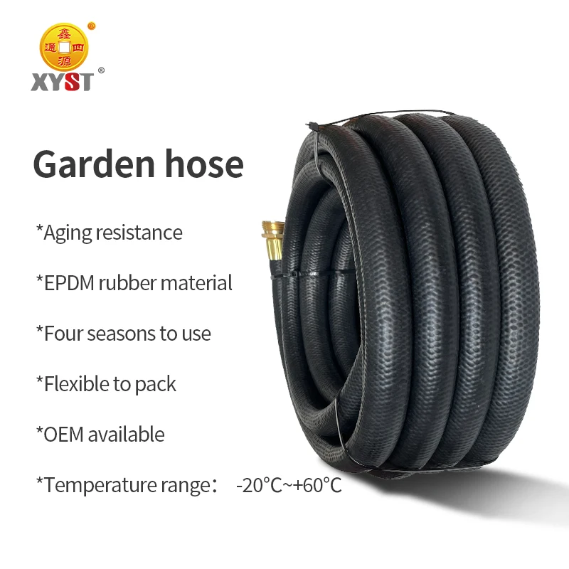 Garden Rubber hose with Brass coupling
