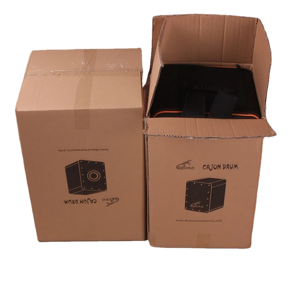 GECKO CL12SB Cajon box drum high quality percussion instruments Sunburst natural steel string birch wood cajon box drum