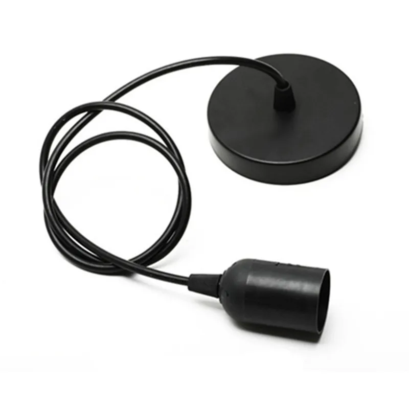 10CM Lamp Holder + E27 Light Body Lamp Holder Lamp Bases With Switch Wire for Pendant LED Bulb Hanglamp Socket Holder