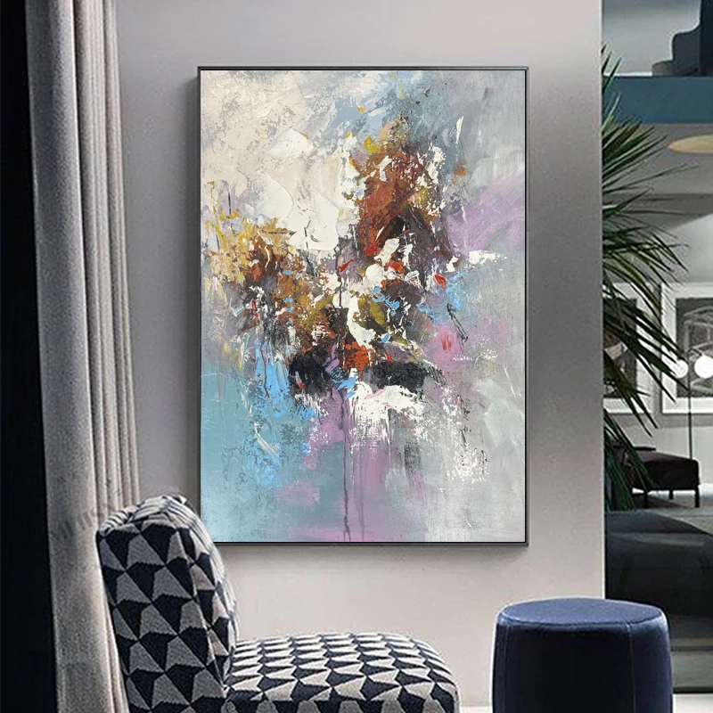 100% Handmade Abstract Wall Painting for Living Room Decor painting wall art home decoration pieces