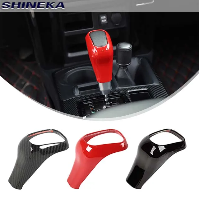Car ABS Interior Accessories Decoration Gear Shift Knob Cover Trim For 4 Runner TRD 2010+