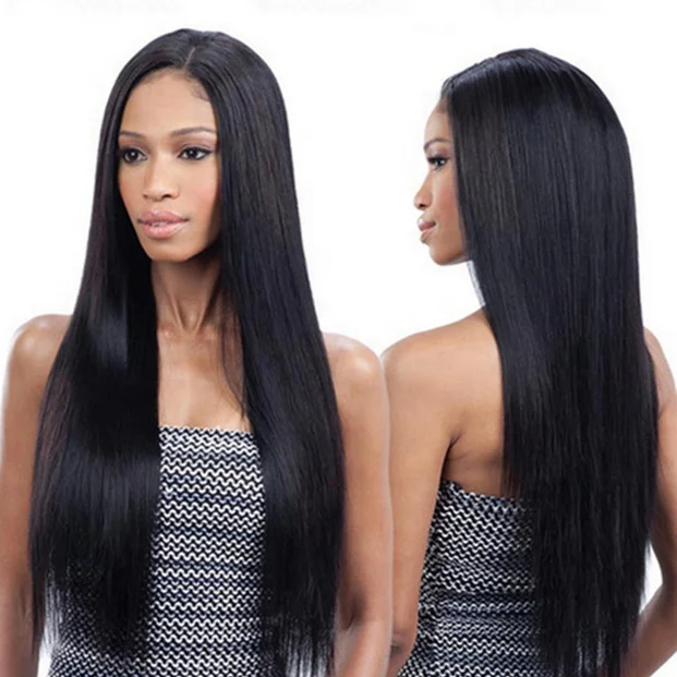 Hair Wigs Black short  Front Closure Body Wave Full Virgin Brazilian Cuticle Aligned Lace Closure Human Hair Wig