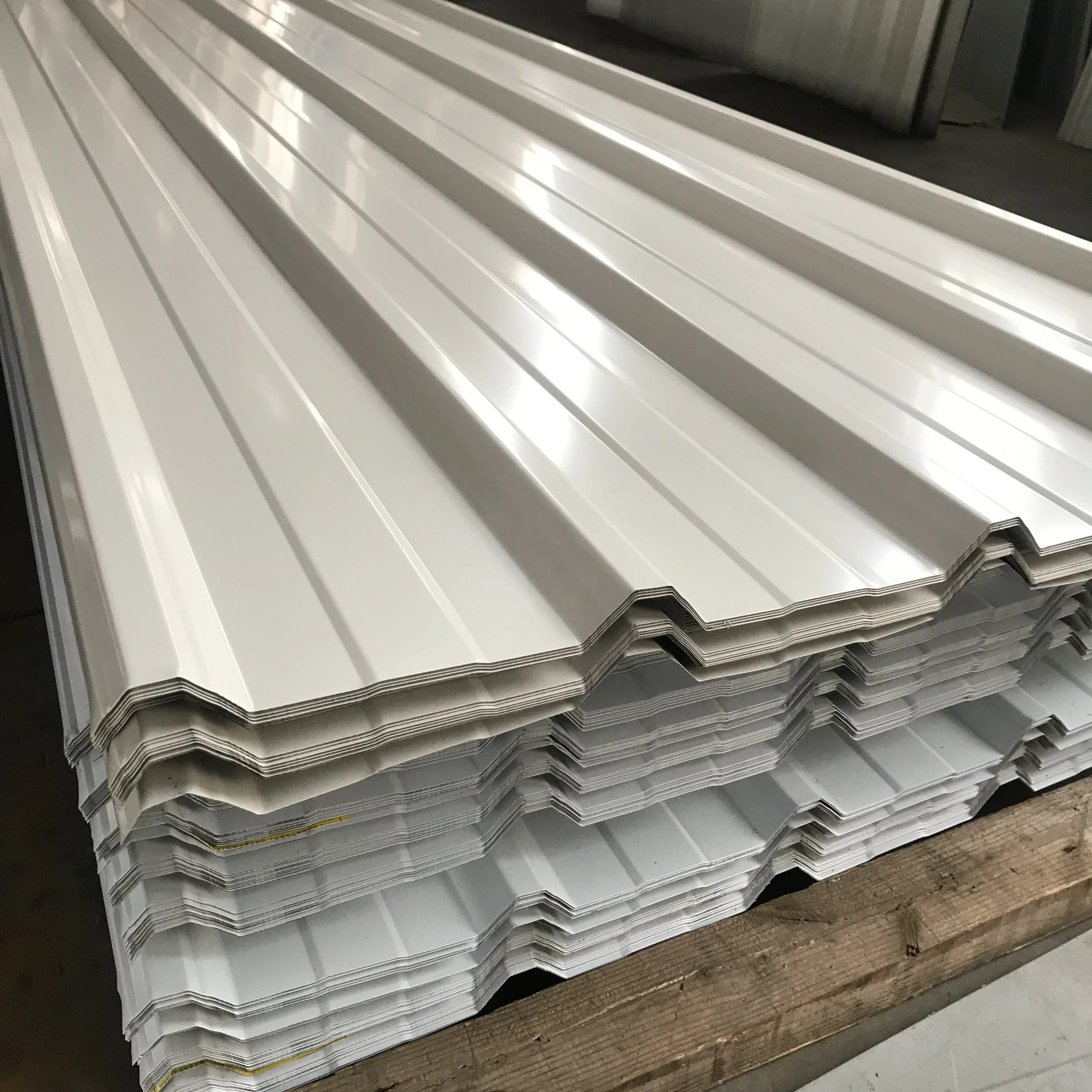 Zinc corrugated roofing sheet Color coated sheet Pre-painted steel roof tile sheet for Building Material