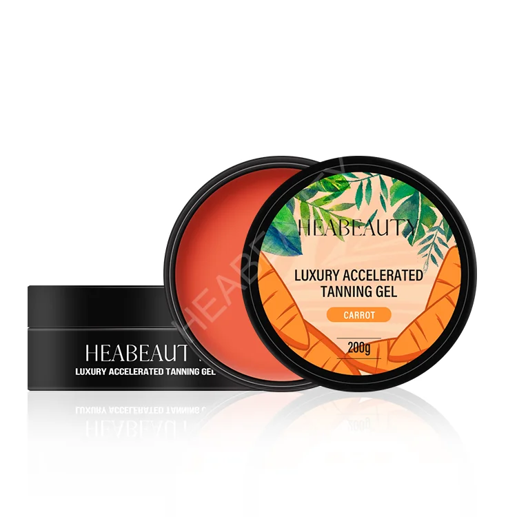 HEABEAUTY Daily Moisturizing Ultra Hydrating Solarium Bikini Self Tanning Gel Peptide Accelerator UV Tanning Cream