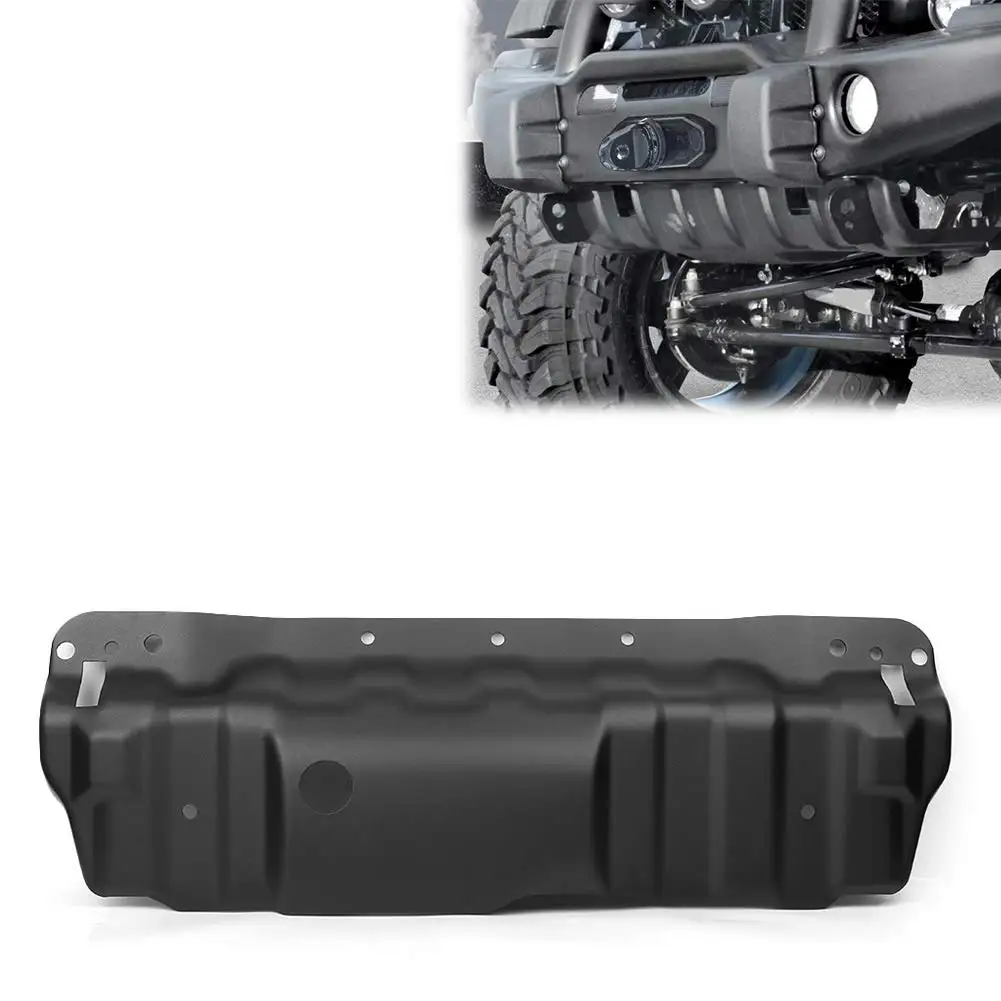 NNEWWIND Steel Black Front Bumper Skid Plate For Jeep Wrangler JK JK2007-2017 10th Anniversary  Auto Accessories