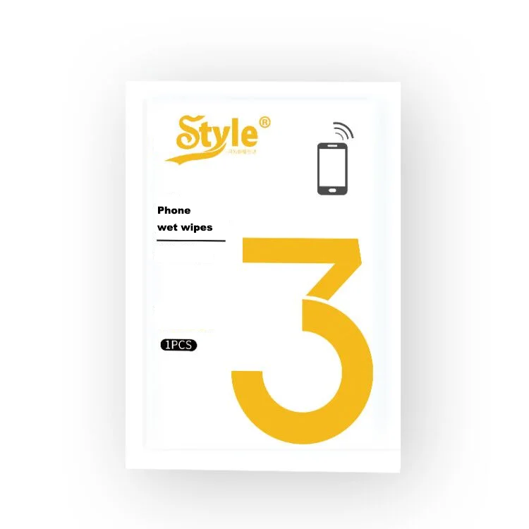 free sample phone wet wipes mobile phone wipes screen cleaning can be customized