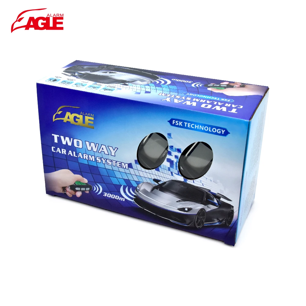 High Quality special pke Auto guard Remote Engine Start Two way LCD super remote selection 2 way Car Alarm System