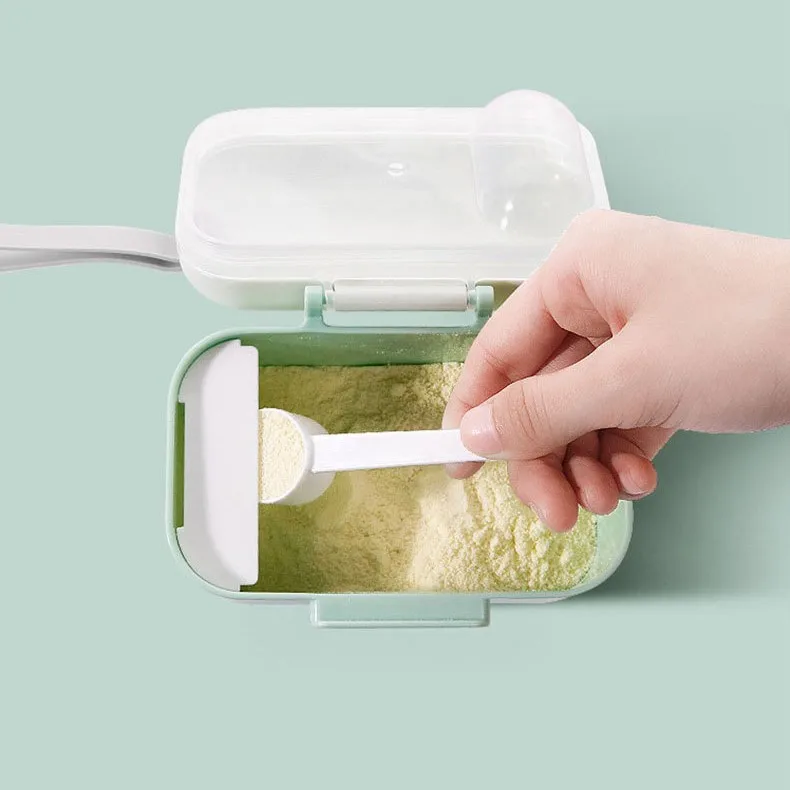 Baby infant Toddle Large Capacity milk powder snack supplement storage box carry out dispenser milk powder container box