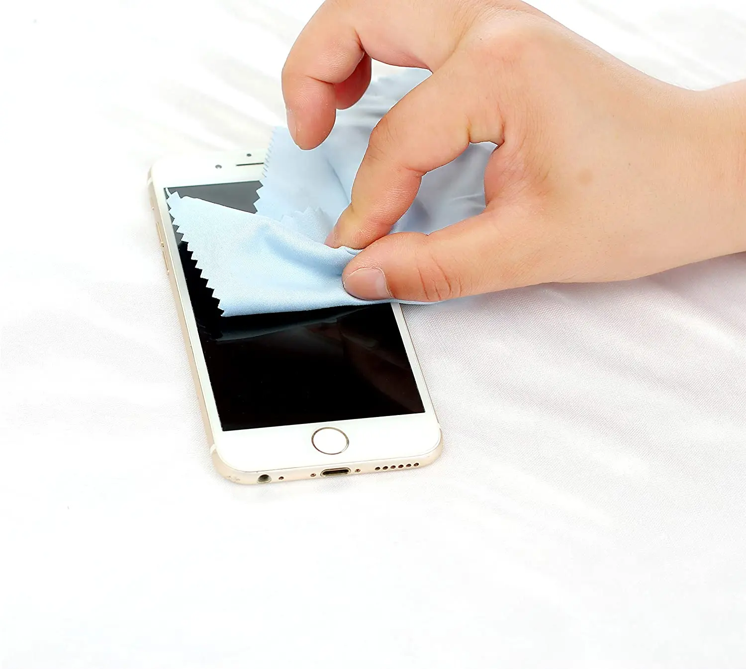 Hot sale In stock multi color size premium microfiber eye glasses cleaning cloth