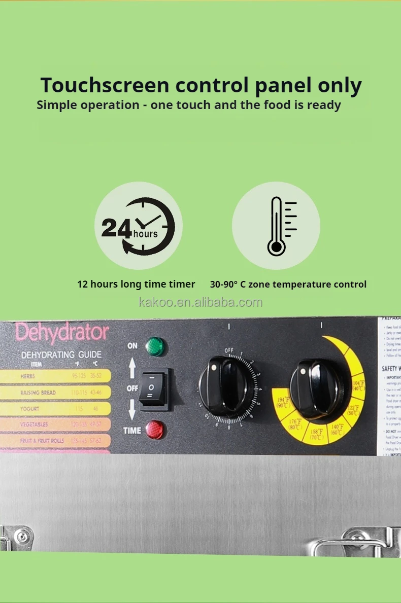32 Layers Food Dryer two rooms dehydration Commercial Food Dehydrator Vegetables Mushroom egg tomato drying machine low power