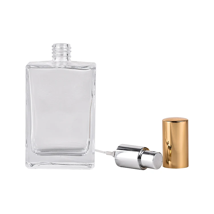 Прозрачный стеклянный флакон-распылитель для духов, 30/50/100 мл