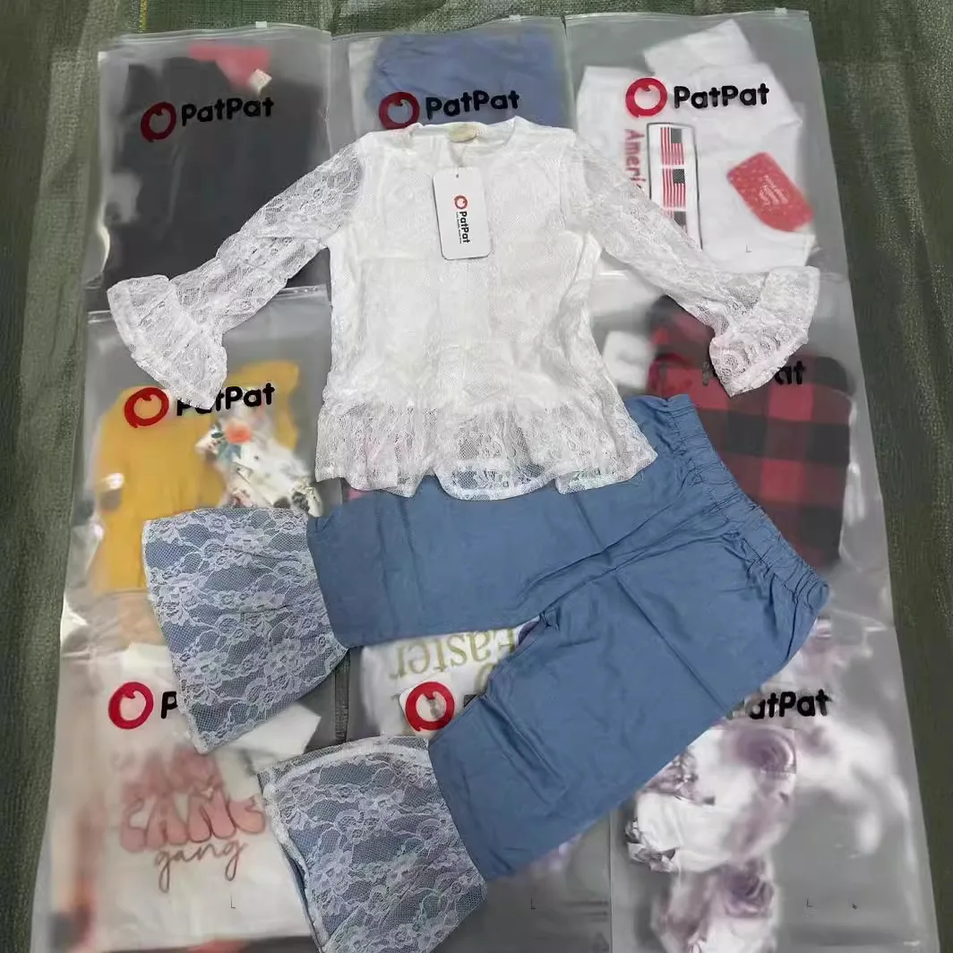 2024  brand Clearance children clothes wholesale casual T-shirts pants mixed packaging random delivery stock clothing
