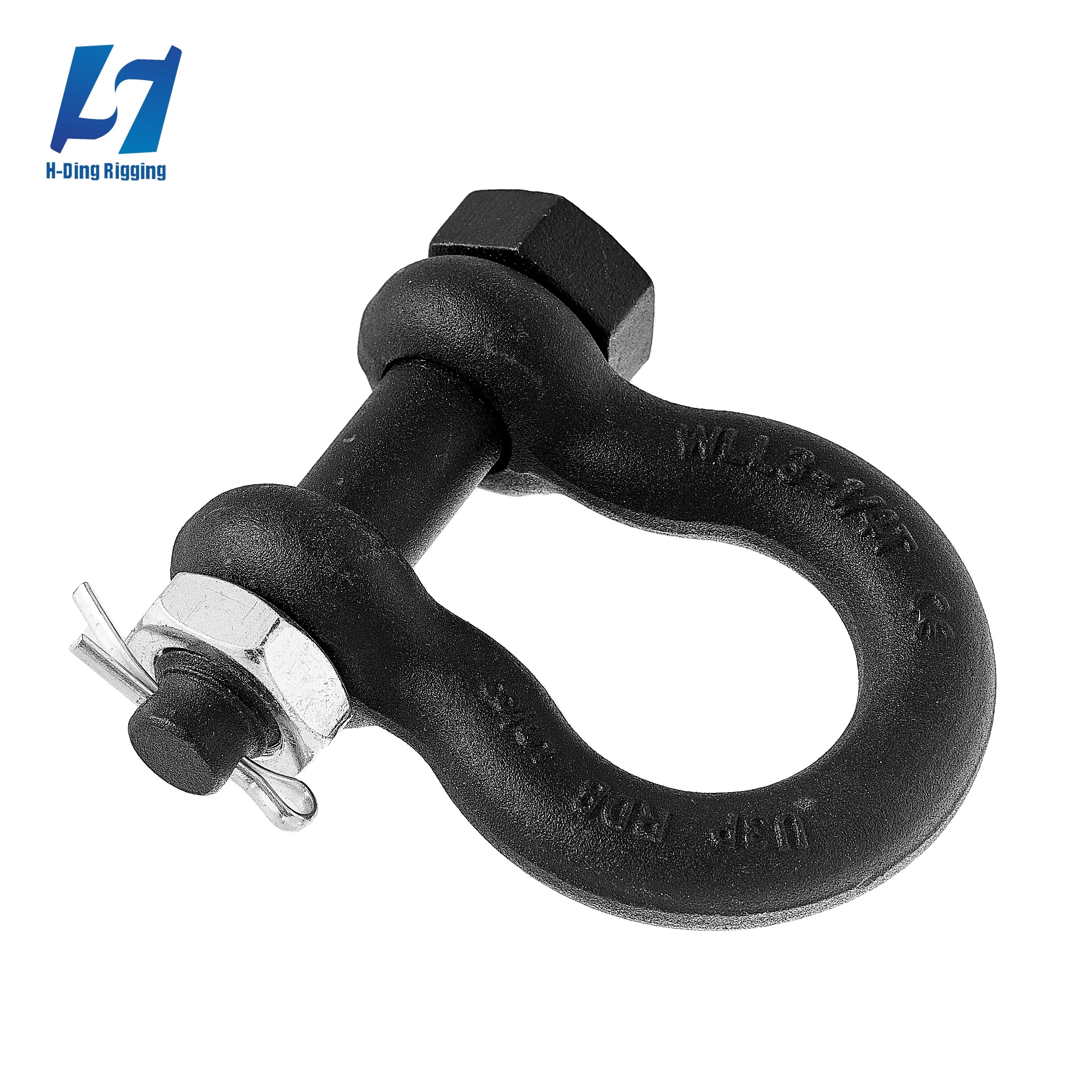 Wholesale China selling high quality rigging hardware items bow dee shackles US screw pin safe bolt type anchor chain shackles