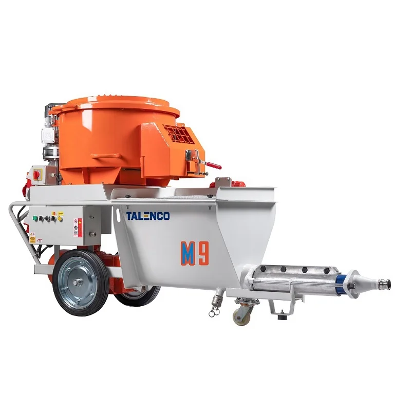 M9 small concrete pump machine/cement spray plaster machine/cement mortar plastering machine