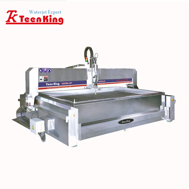 5 axis waterjet cutting machine with auto loading system