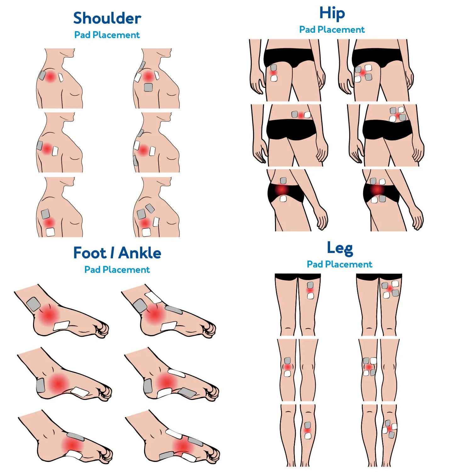 Fitness Pulse Massager Muscle Abdominal Stimulator Trainer Bodybuilding tens ems machine physiotherapy