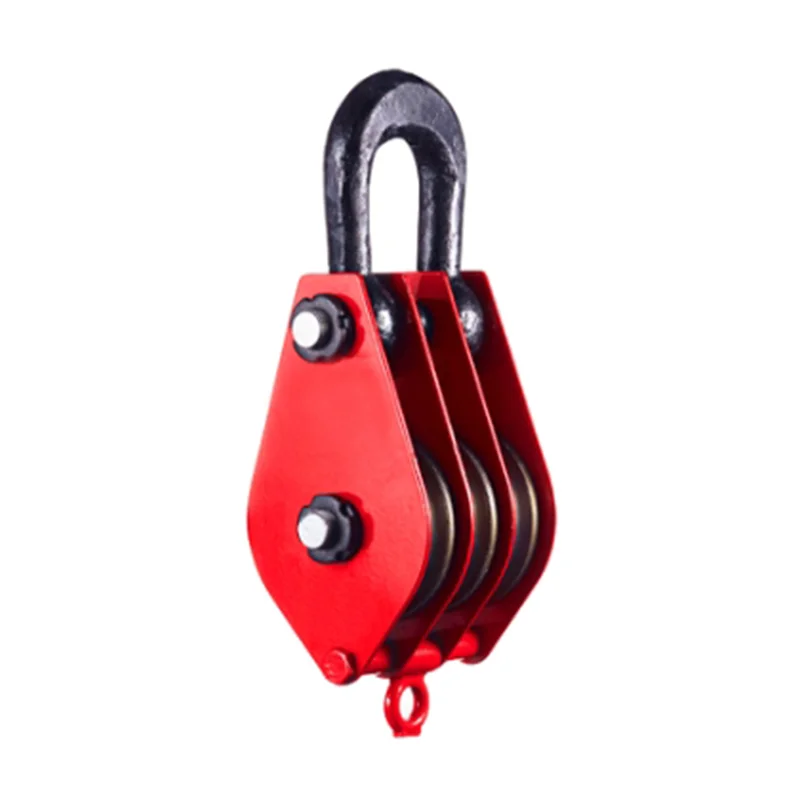 Lifting block Double wheel ring block 0.5t-50T bearing hook type mine electric lifting block
