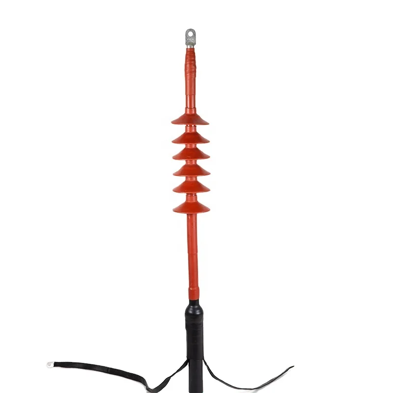 High Voltage Outdoor 35KV 1 Core Heat Shrinkable Cable Accessories Heat Shrinkable Cable Terminal