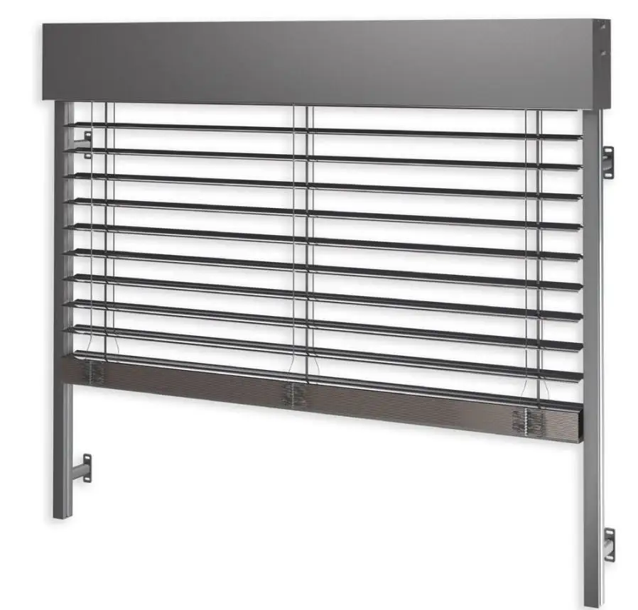 LIUJIA 2023 Manufacturer Waterproof Outdoor Window Roller Blinds Shutter Sunproof Aluminum Outdoor Venetian Roller Blinds