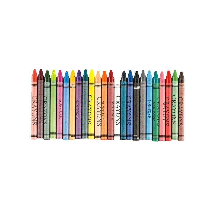 10 Colors Wax Premium Small Crayon for School Children In color box made in ningbo changxiang