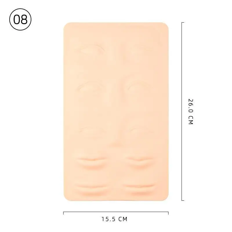 Professional Accessories Silicone Lip Eyebrow Blank Artificial Tattoo Practice Skin Microblading Permanent Makeup Fake Skin