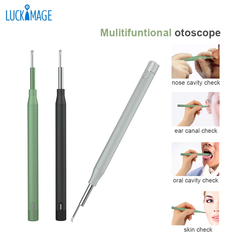 Luckimage беспроводной wifi портативный жесткий ent камера otoscope USB эндоскоп