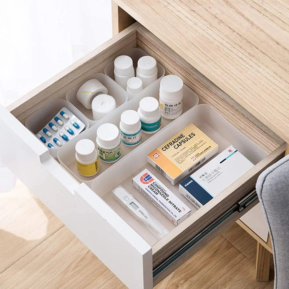 Storage Custom Plastic Stacking Tray Organizer Drawer Divider, Kitchen Drawer Organizer
