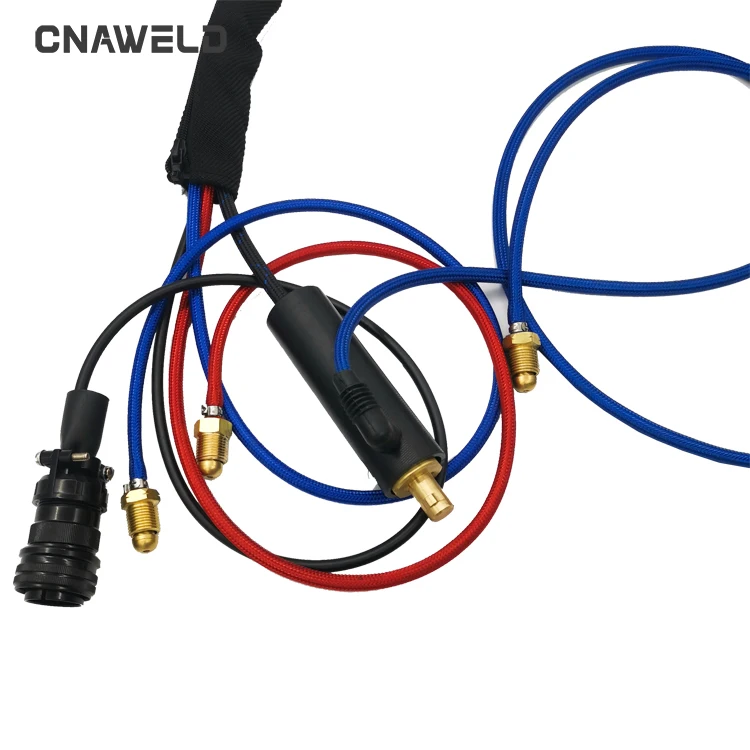  CNAWELD WP-20 WP20TIG Сварочная горелка с водяным охлаждением вольфрамовая аргоновая дуговая для быстрого соединения типа