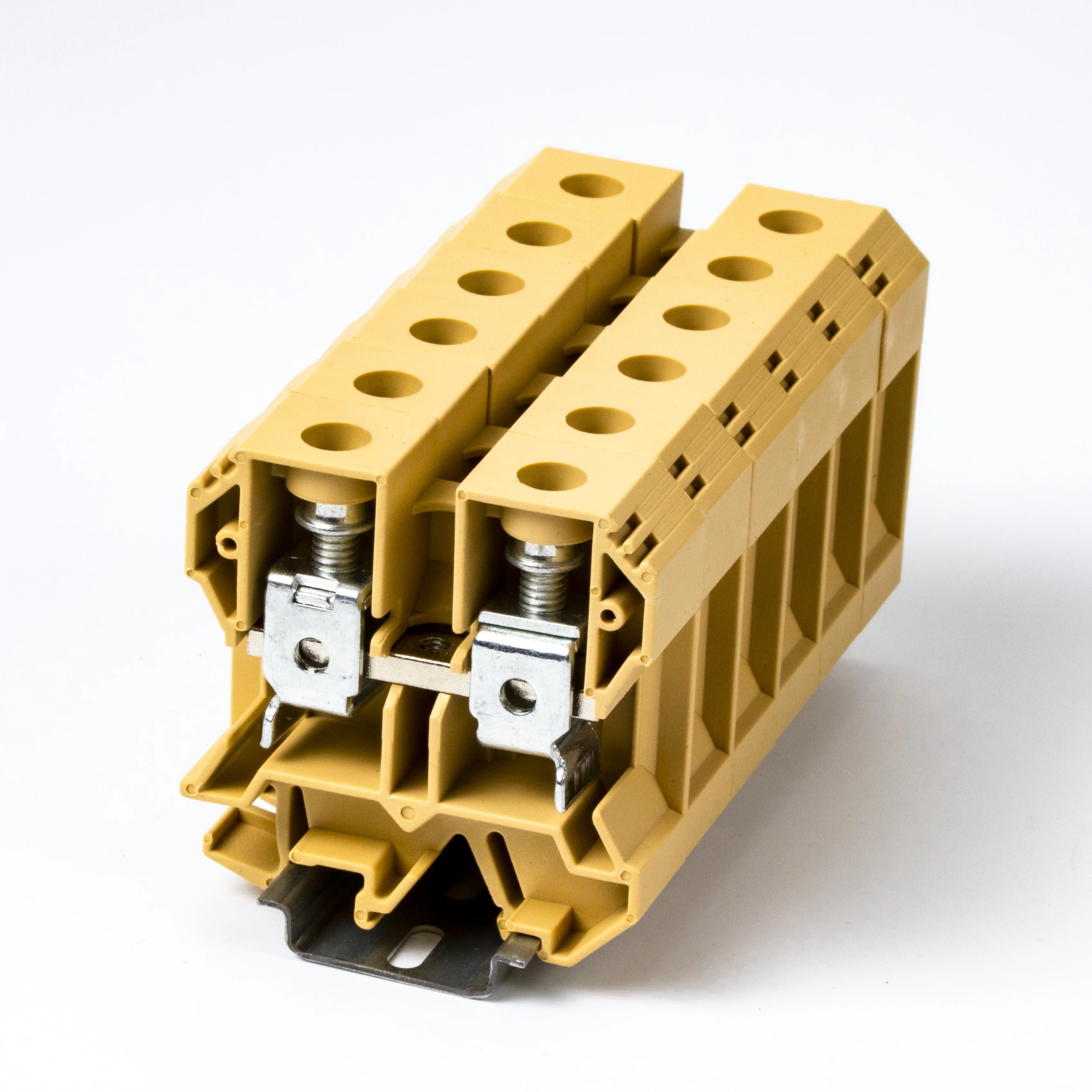 800V 125A 4-35mm2 screw terminal block brass conductor 11-2awg JXB/SAK-35EN used for automation control cabinet I/O