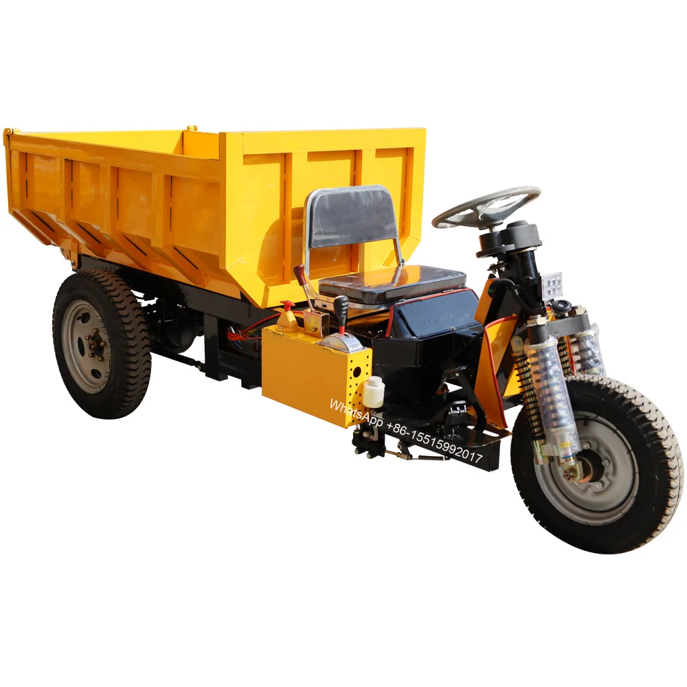 lianke 3 Wheel Dump Load Electric Tricycle/Electric Tractor Mini Dumper/Electric Dumper Tricycle For Cargo