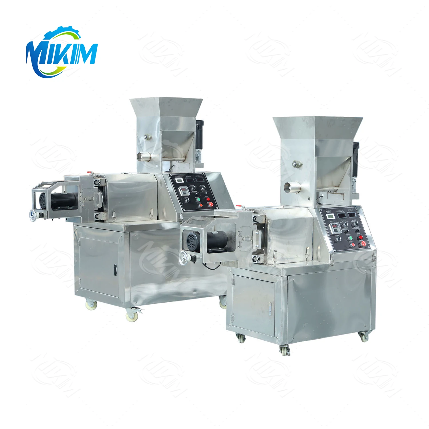 MIKIM twin single screw automatic puff snack food making machine corn puff production line corn sticks manufacturing machinery