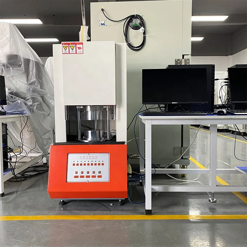 Computer Servo Plastic Torque Vulcanized Rotorless Rubber Industrial Lab No Rotor Moving Die Rheometer