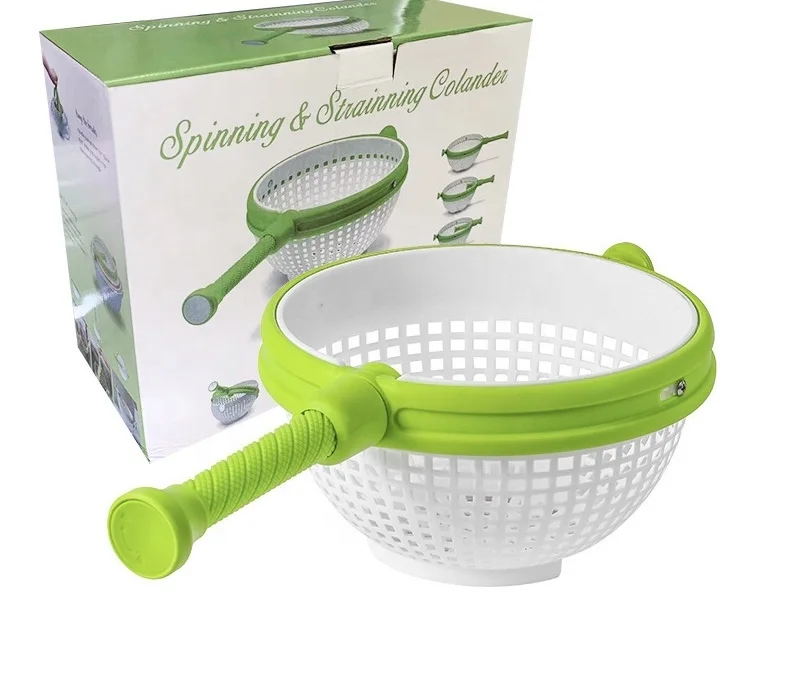 2024 сушилка для салата с длинной ручкой фруктов и овощей