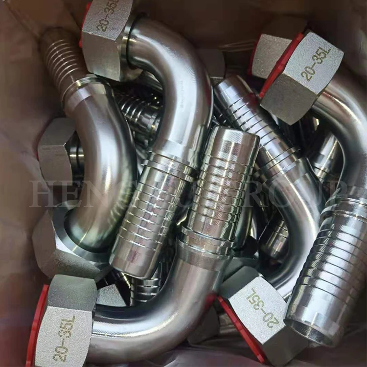 Hydraulic hose end fittings standard parker metric hydraulic fittings hose nipple